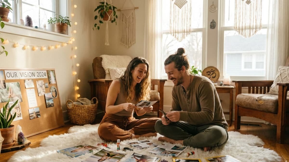 Aesthetic vision board ideas for couples 2026 manifestation guide.