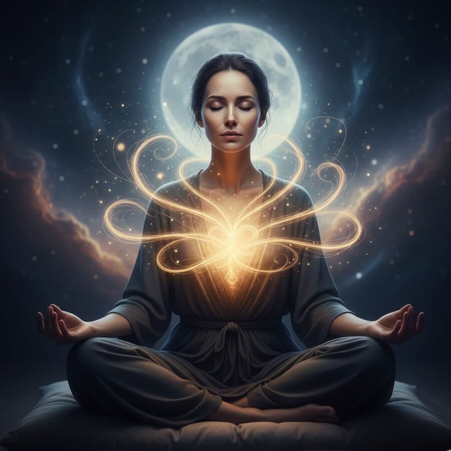 Spiritual cleansing for manifestation ritual to heal heart chakra and attract a soulmate.