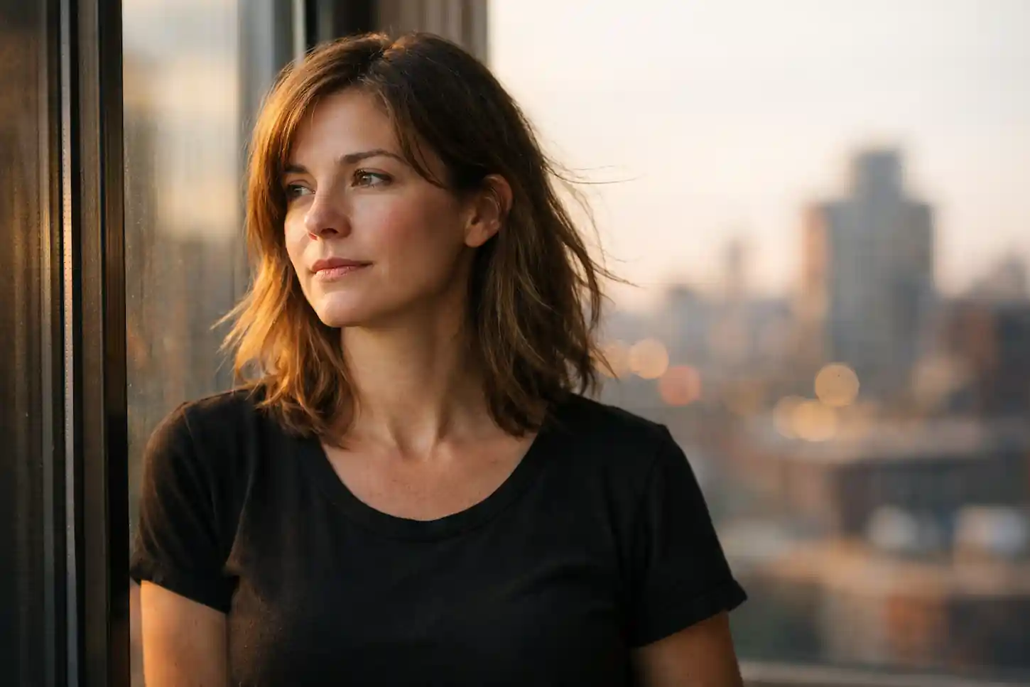 Woman reflecting during nature in rise relationship changes and emotional maturity growth