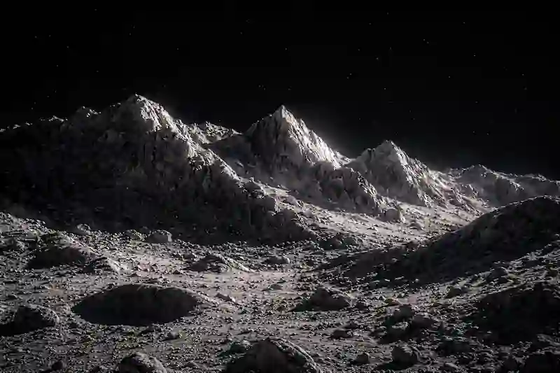 A sharp, raw photograph of the moon rising over a dark, textured horizon with 100% unretouched grit, representing 2026 manifestation and alignment.