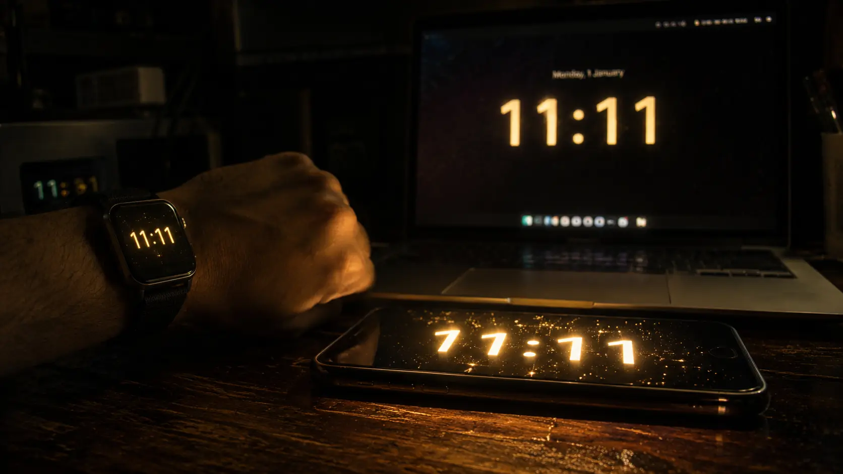 11:11 meaning thinking of someone – woman reflecting under moon light with spiritual universe signs